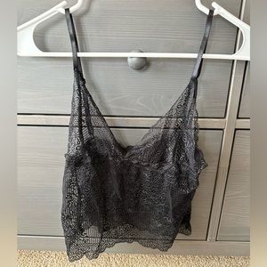 Sheer laced cami